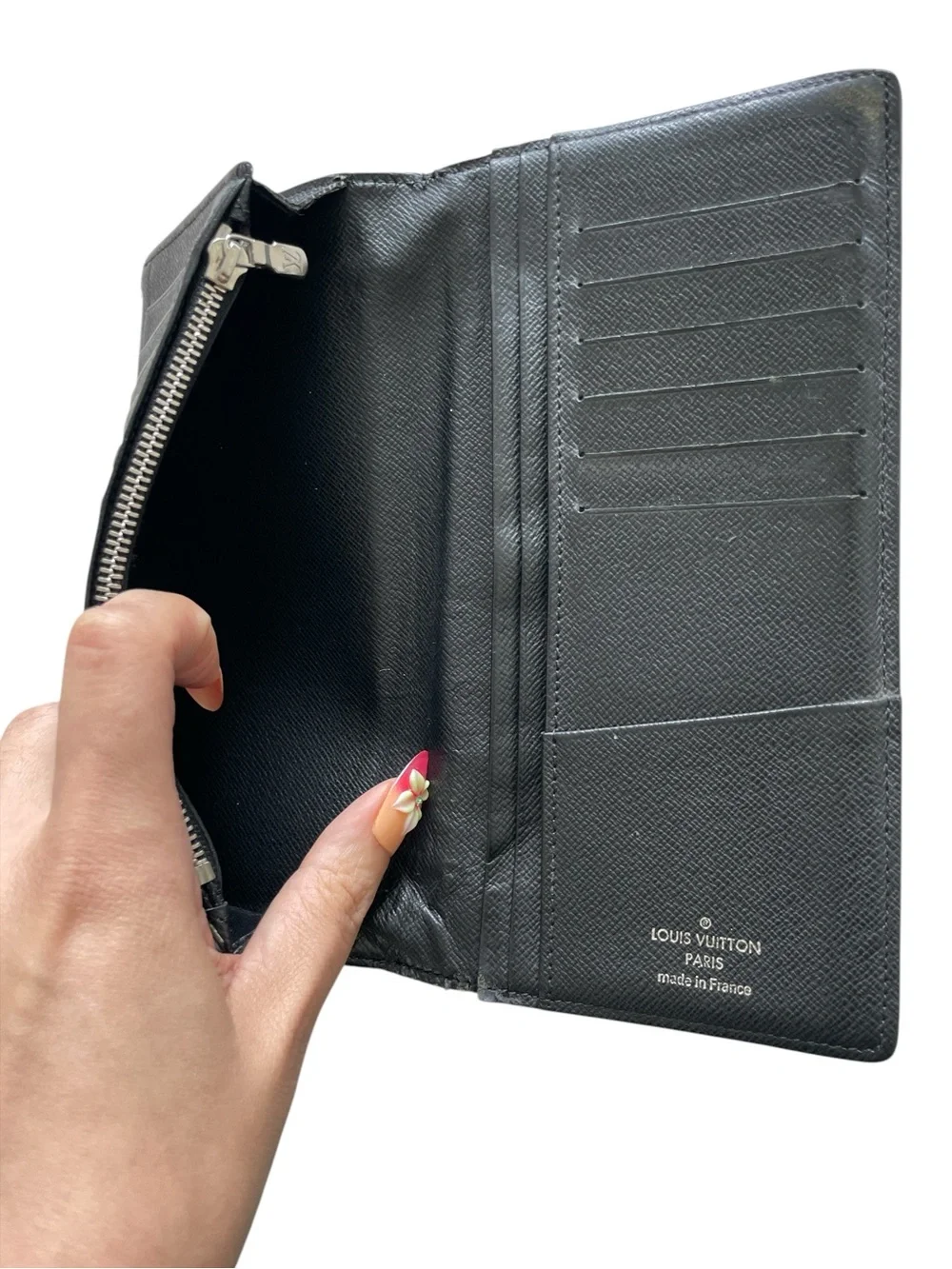 Louis Vuitton Damier Graphite Brazza Long Wallet